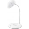 RealG RC-K-558 Stolná lampička 3v1 s bezdrôtovým nabíjaním a Bluetooth reproduktorom