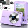 DETSKÝ FOTOAPARÁT 32GB SELFIE HD 1080P 44MP 16X ZOOM FIALOVÝ