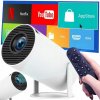 4K PROJEKTOR PRENOSNÝ LED OTOČNÝ S REPRODUKTOROM ANDROID WIFI MALÝ
