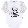 Dojčenské body s dlhým rukávom New Baby Panda