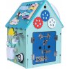 2Kids Toys Activity board Domček modrý