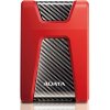ADATA HD650/2TB/HDD/Externý/2.5''/Červená/3R AHD650-2TU31-CRD