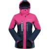 Dámska lyžiarska bunda ALPINE PRO, DEARA 2 Ružová,tmavo modrá XXL