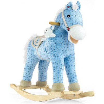 Hojdací koník s melódiou Pony modrý