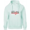 Cycling ekg - Oversized mikina dámská Moon - kratšia + širšia - S ( Frost )