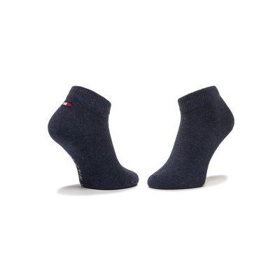 Tommy Hilfiger Súprava 2 párov detských členkových ponožiek 301390 Tmavomodrá Materiál - textil 27_30