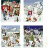 Mini-Adventskalender-Sortiment - Nostalgische Winterwelten