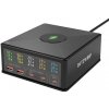 Nabíjačka Blitzwolf 868H, 2xUSB-A, 3xUSB type-C, 160W (čierna)