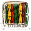 WeedShop Sklenený hranatý popolník - Child Leaves Varianty: Child Leaves 3