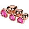 Dream Toys Gleaming Love Plug Rose Gold Set