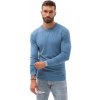 Klasický pánsky sveter s okrúhlym výstrihom, modrá farba V10 OM-SWBS-0106 XL