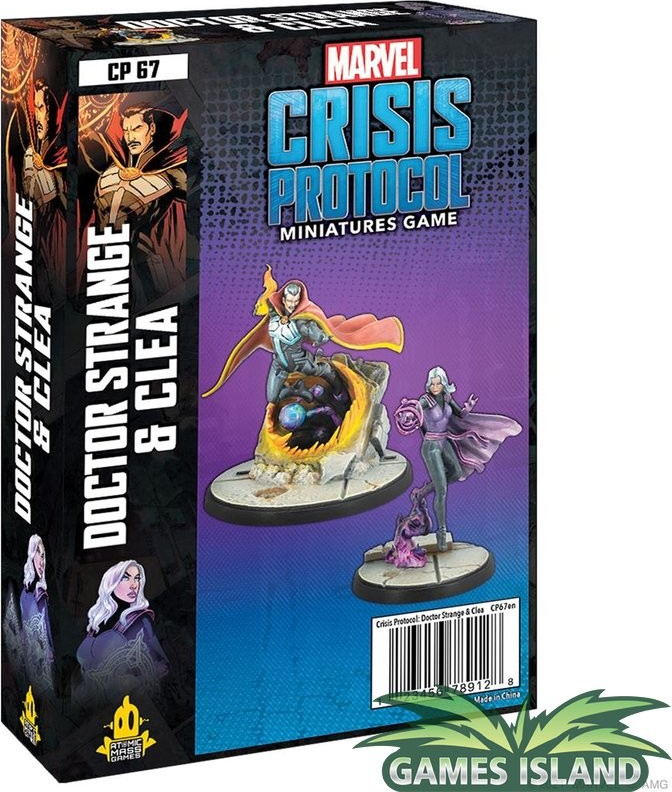 Atomic Mass Games Marvel Crisis Protocol: Doctor Strange & Clea Character Pack