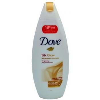 Dove Silk Glow s hedvábnými proteiny sprchový gél 250 ml