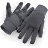 Beechfield Športové softshellové rukavice B310 Graphite Grey S/M