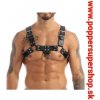 Kožený harness Ouch! Chest Bulldog pánsky kožený postroj
