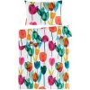 TipTrade (CZ) · Saténové posteľné obliečky Tulipi s veľkými kvetmi tulipánov - Bedtex Exclusive - 100% bavlna - 70 x 90 cm + 140 x 200 cm