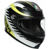 AGV K6 ECE TOP MPLK RAPID 46 MATT BLACK/ WHITE/ YELLOW Velkosť: MS