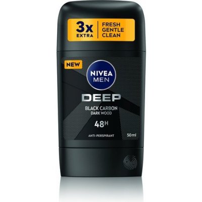 Nivea Tuhý antiperspirant Deep Black Carbon 50 ml