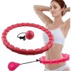 Hula hop s výstupkami MSport 46 cm ružový