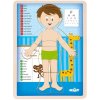 Woody Woody Puzzle Ľudské telo Chlapec CZ OLP102191920