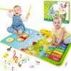 Interaktívna Edukačná Podložka pre Deti Zvuky Zvierat Nástroje 3v1