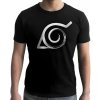 ABYstyle Tričko Naruto Shippuden - Konoha, farba černá, veľkosť XL