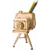 ROBOTIME Rolife 3D drevené puzzle Historický fotoaparát 142 dielikov