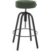 Bejot SPIN round barová stolička čalúnená - Borovicová zelená