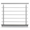 HK Zábradlí Nerezové rovné zábradlí 1000x1000 KNRH5/1-2