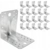 Domax KP2 - Uholník s prelisom 105 x 105 x 90 x 2,5 mm