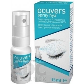 Ocuvers spray hya očné kvapky v spreji lipozómy a hyaluronát sodný 15 ml