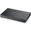 Zyxel XGS1930-28, 28 Port Smart Managed Switch, 24x Gigabit Copper and 4x 10G SFP+, hybird mode, standalone or NebulaFlex Cloud XGS1930-28-EU0101F