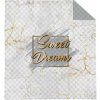 DETEXPOL Prikrývka na posteľ Sweet Dreams mramor white Polyester, 220/240 cm