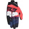Rukavice na motorku Alpinestars SP X 1 MM93 kolekcia fluo červeno-modro-čierno-biele Veľkosť: 3XL
