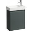 Laufen Meda Umývadlová skrinka 44 cm, pravé pánty, sivá prevádzka H4215520112661