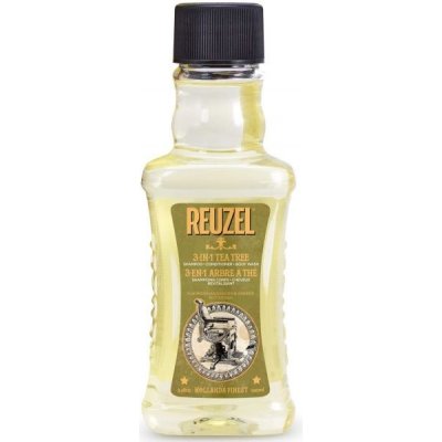 REUZEL 3-in-1 Tea Tree Shampoo - šampón 3v1 s čajovníkom 350 ml