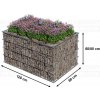 GabionyLemon Vyvýšený záhon GM80-120x80x80cm