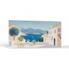 Imitácia maľby Výhľad na prístav | Obrazy Vintessia Rozmery panoráma: 20x40