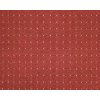Condor Carpets 180x180 cm Metrážny koberec Udinese terra - neúčtujeme odrezky z role! - S obšitím cm Oranžová