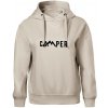 Camper nápis - Oversized mikina dámská Moon - kratšia + širšia - XS ( Ľadovo sivá )
