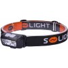 Solight LED čelové nabíjacie svietidlo, 150 + 100lm, biele a červené svetlo, Li-Ion WN40