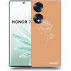 Picasee silikónový čierny obal pre Honor 70 - Peonies