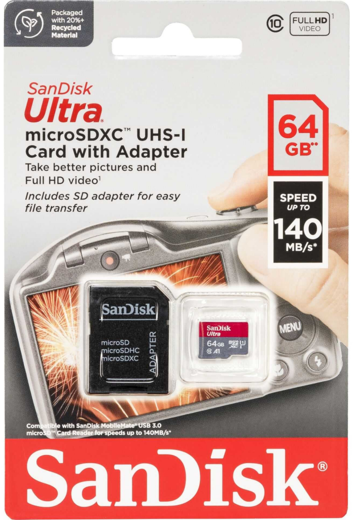 SanDisk microSDXC UHS-I 64GB SDSQUAB-064G-GN6IA