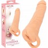 Nature Skin 2v1 Návlek na penis a masturbátor 24 cm