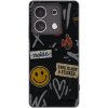 Picasee silikónový čierny obal pre Xiaomi Redmi Note 13 4G - STICKERS x TAGS