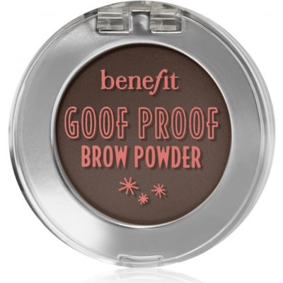 Benefit Goof Proof Brow Powder púder na obočie odtieň 4 Warm Deep Brown 1,9 g