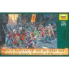 Zvezda figúrky AoB – francúzska pechota 100-ročná vojna (1:72)