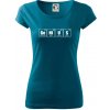 Genius - periodická tabuľka - Dámske tričko Pure - XS ( Petrolejová )