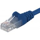 PremiumCord sp6utp100B Patch, UTP RJ45-RJ45 CAT6, 10m, modrý