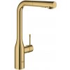 GROHE Essence Professional - Páková drezová batéria s vyťahovacou sprškou, Cool Sunrise 30504GL0